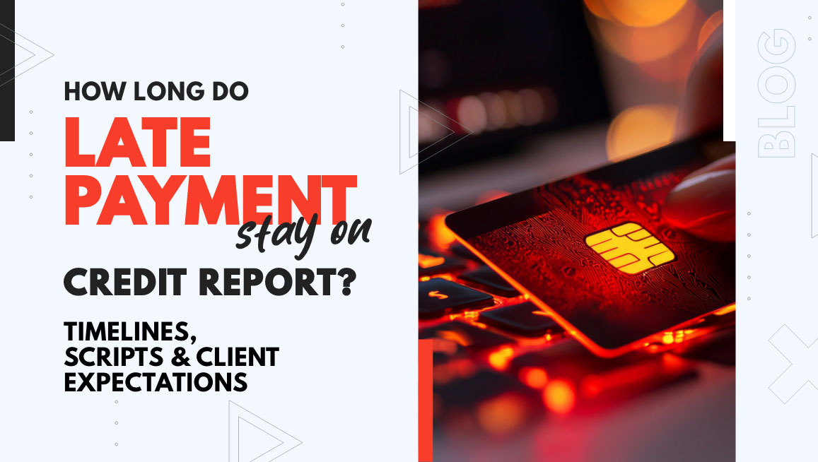 banner late payment on report, credit card image
